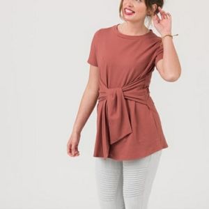 Agnes & Dora Side Seam Sash, rust